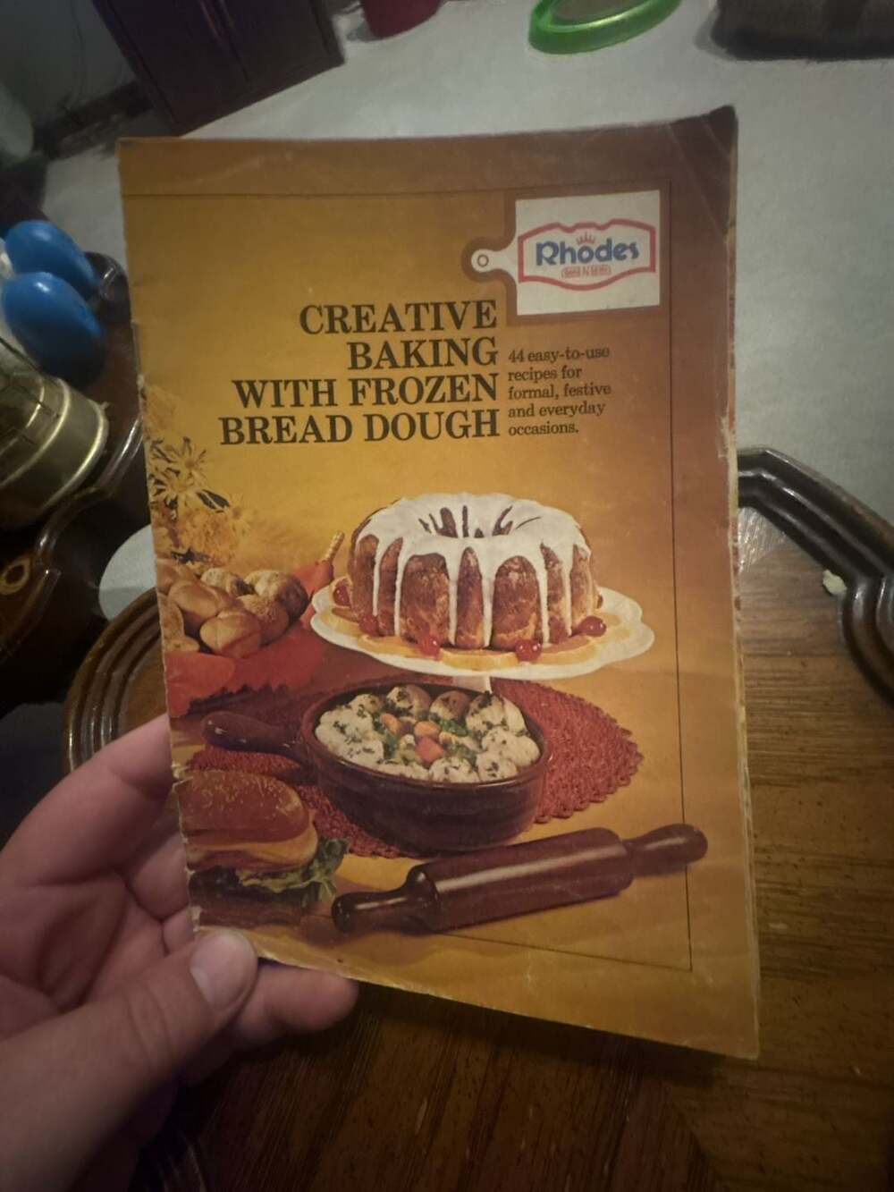 Rhodes Creative Baking With Frozen Bread Dough Recipe Book 1974 Vintage